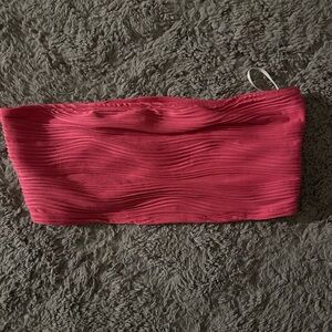 Pink tube top